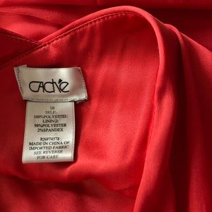 Cache coral dress size 10